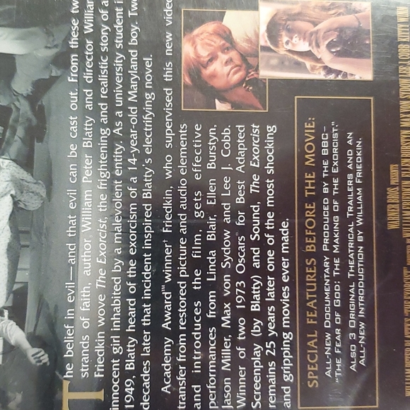 •The Exorcist•25th Anniversary VHS•1973 1998•EUC• - Picture 6 of 13